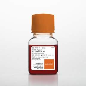 Corning Life Sciences by 25-052-CI EDTA Trypsin without Calcium, Magnesium or Sodium Bicarbonate, 100 mL, 6 Ea./Cs - MDL-AWN25052CI - 6 Each