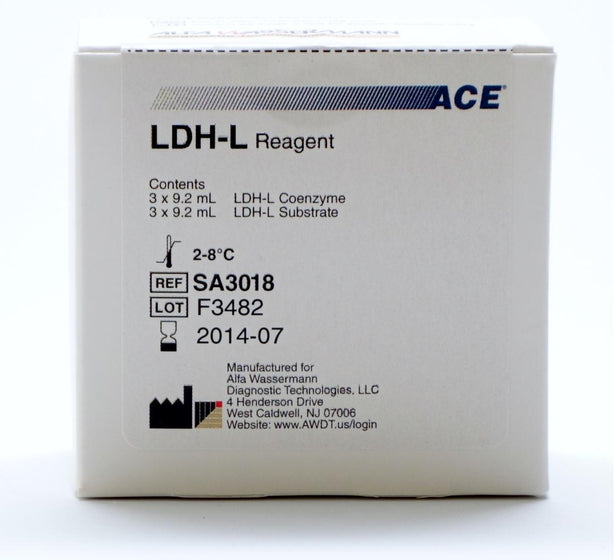 Alfa Wassermann ACE for Chemistry Systems LDH Reagent Kit, 330 Tests / Kit - AWRSA3018