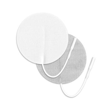 Axelgaard Pals Round Reusable Flexible Foam Electrodes with Stainless Steel Knit Fabric Design and Soft Foam Top, 2" (5 cm), 4 per PK - AXL975200