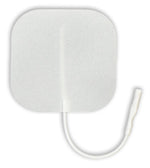 Axelgaard Pals Square Reusable Flexible Foam Electrodes with Stainless Steel Knit Fabric Design and Soft Foam Top, 2" x 2" (5 x 5 cm), 4 per PK - AXL975220