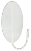 Axelgaard Pals Oval Reusable Flexible Foam Electrodes with Stainless Steel Knit Fabric Design and Soft Foam Top, 2" x 4" (5 x 10 cm), 4 per PK - AXL976240