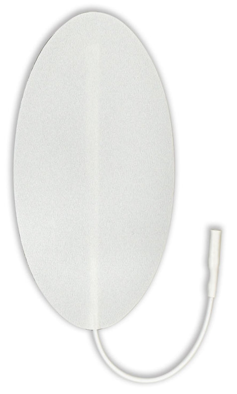 Axelgaard Pals Oval Reusable Flexible Foam Electrodes with Stainless Steel Knit Fabric Design and Soft Foam Top, 2" x 4" (5 x 10 cm), 4 per PK - AXL976240