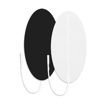 Axelgaard Pals Oval Reusable Foam Electrodes with Multi-Stick Gel, Conductive Stainless Steel Fabric and Foam Top, 3" x 5" (7.5 x 13 cm), 4 per PK - AXL976350