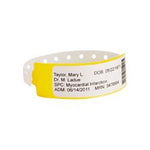 Identiplus Identiplus Poly Label Shield Wristbands CLS-PS-34 - 500.0 Each