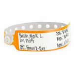 Identiplus Vinyl Write-On Wristbands - CLS-250-VXO-04 - 250 Each - MDL-AXNLS250VXO04