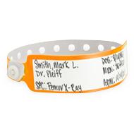 Identiplus Vinyl Write-On Wristbands - CLS-250-VXO-04 - 250 Each - MDL-AXNLS250VXO04