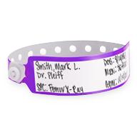 Identiplus Vinyl Write-On Wristbands - CLS-250-VXO-08 - 250 Each - MDL-AXNLS250VXO08