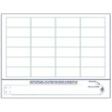 IDENTIPLUS Identiplus Laser Chart Labels for Wristbands LZ-101D-09 1000 Each - MDL-AXNLZ101D09