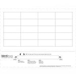 IDENTIPLUS Identiplus Laser Chart Labels for Wristbands LZ-102-09 1000 Each - MDL-AXNLZ10209