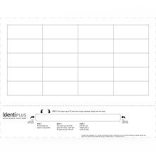 IDENTIPLUS Identiplus Laser Chart Labels for Wristbands LZ-102-09 1000 Each - MDL-AXNLZ10209