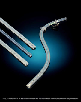 Axiom Flat Silicone 111188AT Mediastinal Sump Clot Stop Sump Drain, Filtered, 8.5 mm - MDL-AXX111188AT - 10 Each