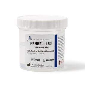 Azer Scientific Pre-Filled 10% Formalin Container PFNBF-180 - 50.0 Each