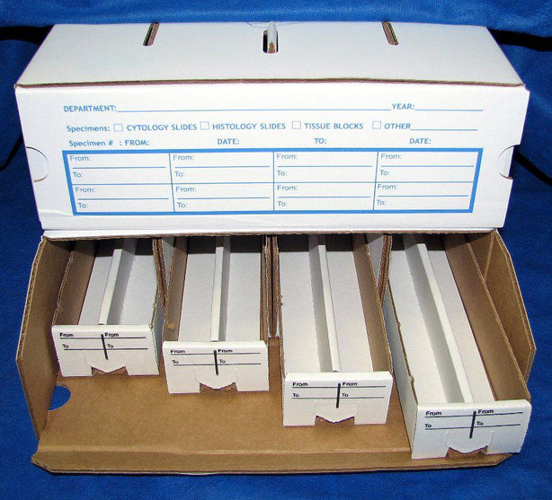 Azer Scientific Cardboard Storage Files ES080 - 10.0 Each - MDL-AZRES080