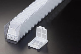 Azer Scientific Micromesh Front-Hinged Biopsy Cassette with Fastload Sleeves ES3017-GY - 750.0 Each