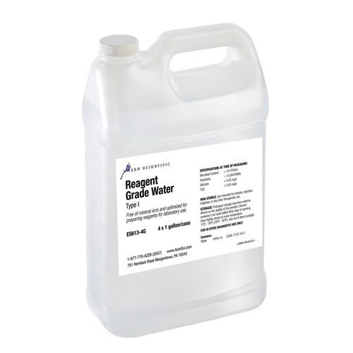 Azer Scientific Reagent Grade Water, Type 1 ES613 - 12.0 Each