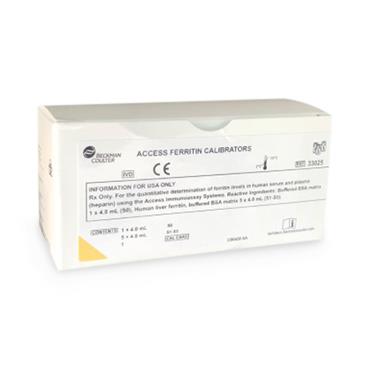 Beckman Coulter Clinical and Assays Access Ferritin Calibrator, S0 to S5 (6 Bottles), 4 mL each - B-C33025