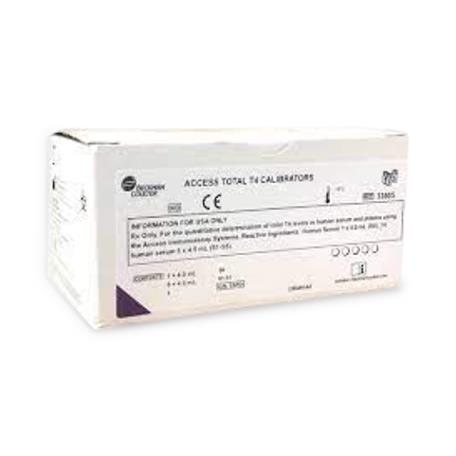 Beckman Coulter Clinical and Assays Access Total T4 Calibrator Set, S0-S5 (6 Bottles), 4 mL each - B-C33805