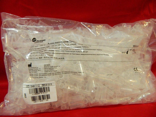 BECKMAN COULTER INC Insert Cup Access Systems 81915 1000 Each - MDL-B-C81915