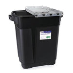 BD Recykleen RCRA Hazardous Waste Collector with Hinge Top and Gasket, 9 gal., 18.5" H x 17.75" W x 11.75" D, 305068 - MDL-B-D305068 - 8 Each