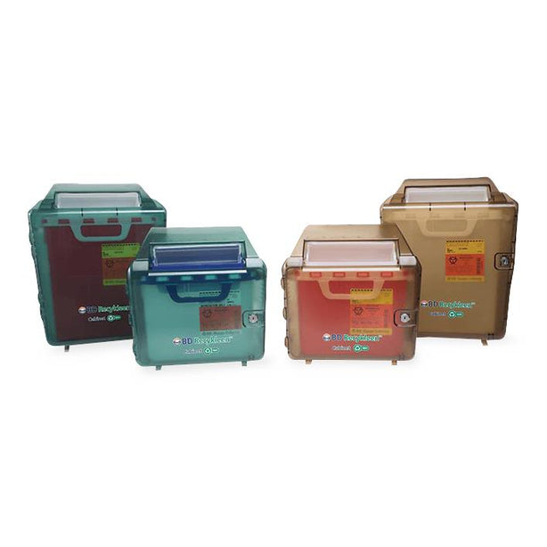 BD Sharps Collectors Recykleen Cabinet, Recycled, Green, 2/3 gal. - 305099 - 1 Each