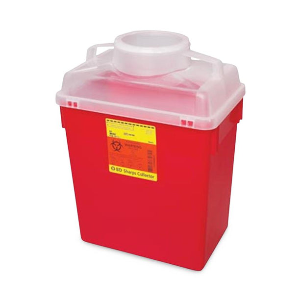 BD Recykleen<sup>TM</sup> Collector 305160 Sharps Collection Container with Open Cap, Small, Red, 6 gal. - MDL-B-D305160 - 12 Each