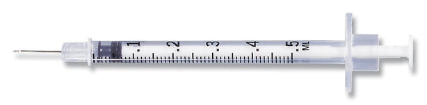 BD BD Needled Tuberculin Syringes 305620 - 500.0 Each - MDL-B-D305620