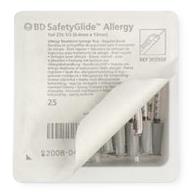 BD SafetyGlide Allergy Syringe Trays 305950 25 Each - MDL-B-D305950Z