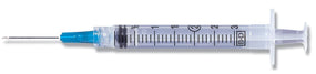 BD BD Luer-Lok Syringes w/Attached Needle 309582 100 Each - MDL-B-D309582Z