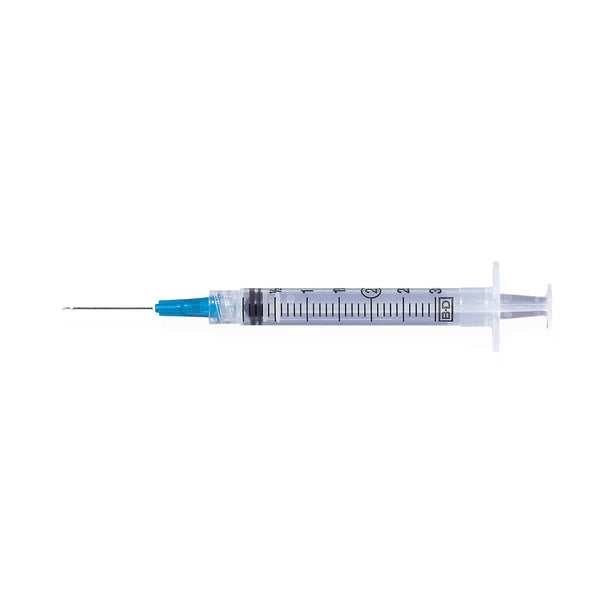 BD BD Luer-Lok Syringes w/Attached Needle 309582 800 Each - MDL-B-D309582