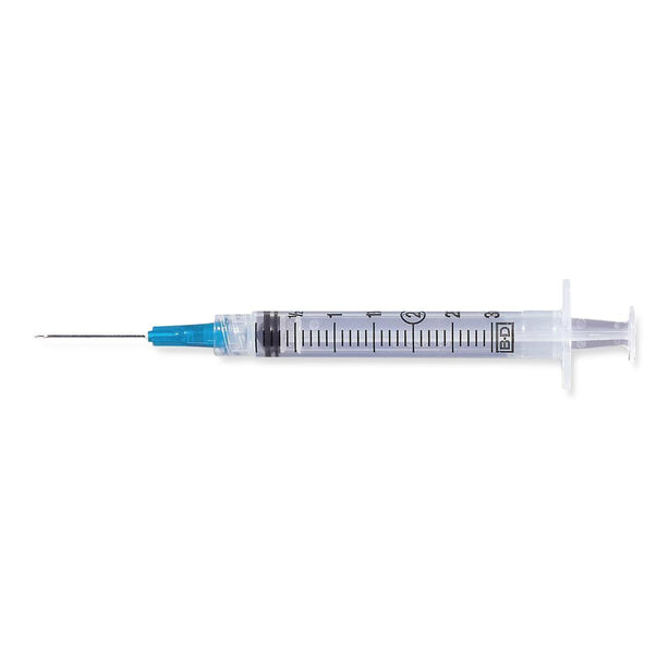 BD BD Luer-Lok Syringes w/Attached Needle 309599 100 Each - MDL-B-D309599Z