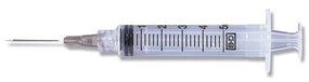BD BD Luer Lock Syringes w/Needle 309633 1 Each-MDL-B-D309633H