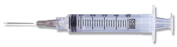 BD BD Luer Lock Syringes w/Needle 309633 1 Each-MDL-B-D309633H