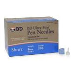 BD Ultra Fine Insulin Pen Needles 320119 100 Each - MDL-B-D320119Z