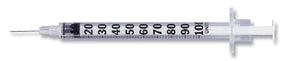 BD BD Micro-Fine Needled Insulin Syringes 329410 500 Each-MDL-B-D329410