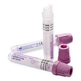 BD 363706 Microtainer MAP Microtube for Automated Processing with K2EDTA Additive 1.0 mg, 13 x 75 mm, 250-500 ??L - MDL-B-D363706H - 1 Each