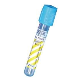 BD.id Plastic Whole with Sodium Blood Tube, Citrate Additive, 13 x 75 mm, 2.7 mL, Light Blue - 366560 - 1000 Each