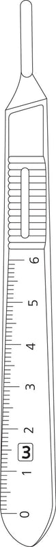 Aspen Surgical Products Bard-Parker Surgical Blade Handles 371030 - 5.0 Each - MDL-B-D371030
