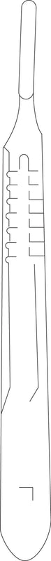 Aspen Surgical Products Bard-Parker Surgical Blade Handles 371040 - 5.0 Each - MDL-B-D371040