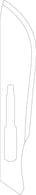 Aspen Surgical Carbon Blade, #22, Nonsterile - 371322 - 150 Each