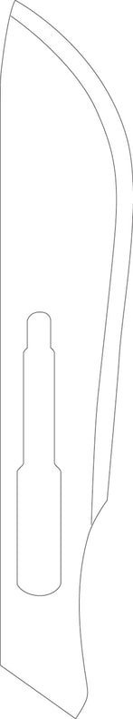 Aspen Surgical Carbon Blade, #22, Nonsterile - 371322 - 150 Each