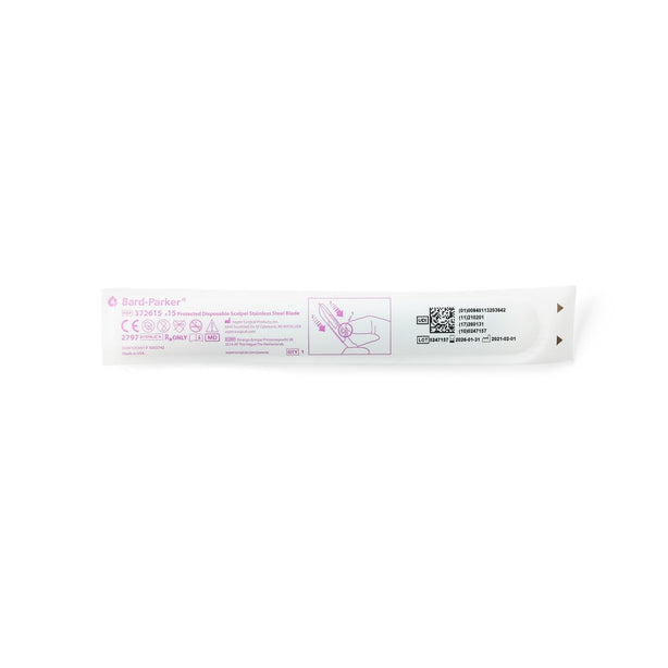 Bard-Parker Sterile Safety Scalpel - 372615 - 1 Each - MDL-B-D372615H