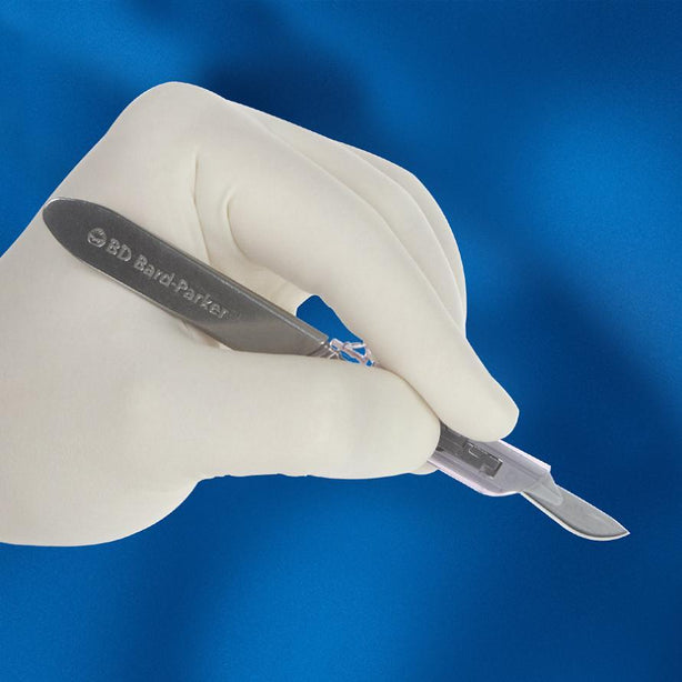 Aspen Surgical Bard-Parker Safety Handle, Protected Blade, Sz 4L - 374041 - 5 Each