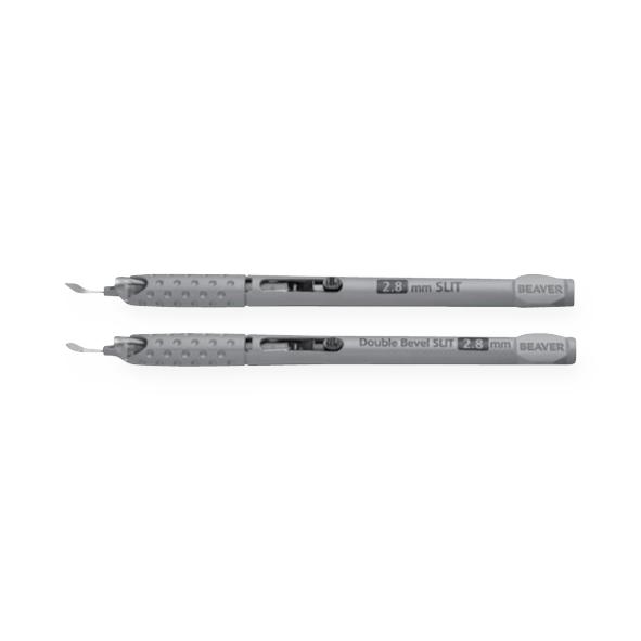 Beaver Visitec International Double Bevel Xstar Safety Slit Knives 378828 - 10.0 Each - MDL-B-D378828