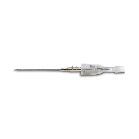 BD Cathena Safety IV Catheter with Multiguard Technology, without Wings, Gray, 16G x 2", 176 mL / min Gravity Flow Rate - 386868 - 200 Each
