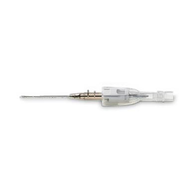 BD Cathena Safety IV Catheter without Multiguard Technology or Wings, Gray, 16G x 1.25", 212 mL / min Gravity Flow Rate - 386869 - 200 Each