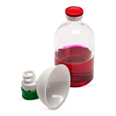 BD Vial-Access PhaSeal Drug Vial Access Device, P14 Protector for 13 mm Vial Size with 20 mL Pressure Equalization and Blue Cap - 515100 - 200 Each