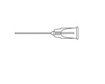 BD Cannulae Visitec Anterior Chamber Rycroft Cannula, 21G x 7/8", Angled 45°, 4 mm from End - 581281 - 1 Each