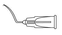 Beaver Visitec Formed 585034 Irrigating Cystotome, Reverse Tip, 0.5 mm x 16 mm - MDL-B-D585034 - 10 Each