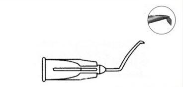 BD Bluementhal Capsulorhexis Formed Irrigating Cystotomes 585042 10 Each-MDL-B-D585042