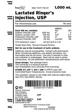 BD Lactated Ringer's Injection 1727171007 1.0 Each-MDL-B-D727171007H